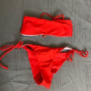 ROMWE SMALL red bikini